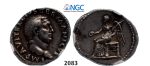 05.05.2013, Auction 2/2083. Roman Empire, Vitellius, 69 AD, Fine Style Denarius (Struck 69 AD) Rome, Silver (2.97g), NGC Ch VF*