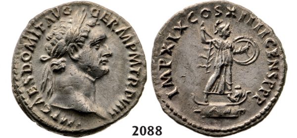 05.05.2013, Auction 2/2088. Roman Empire, Domitian, 81­-96 AD, Denarius (Struck 95 AD) Rome, Silver (3.28g)