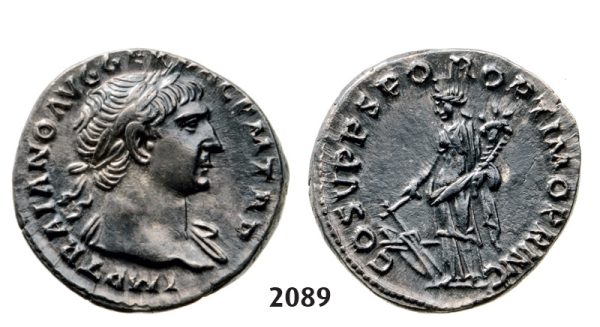 05.05.2013, Auction 2/2089. Roman Empire, Trajan, 103-­111 AD, Denarius (Struck 103-­111 AD) Rome, Silver (3.42g)
