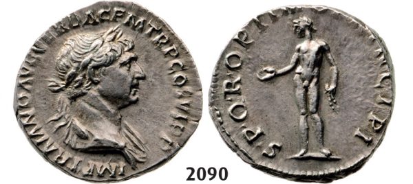 05.05.2013, Auction 2/2090. Roman Empire, Trajan, 103-­111 AD, Denarius (Struck 103­-111 AD) Rome, Silver (3.42g)