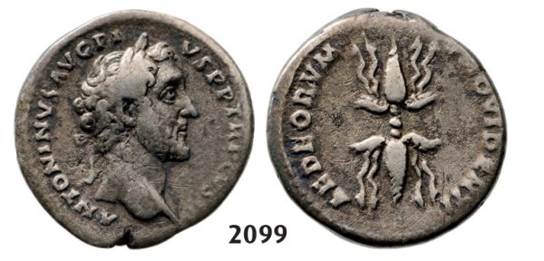 05.05.2013, Auction 2/2099. Roman Empire, Antoninus Pius, 138-­161 AD, Denarius (Struck 142 AD) Rome, Silver (3.60g)