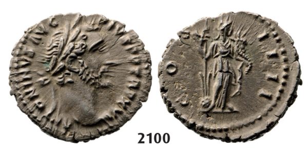 05.05.2013, Auction 2/2100. Roman Empire, Antoninus Pius, 138-­161 AD, Denarius (Struck 154­-155 AD) Rome, Silver (3.02g)