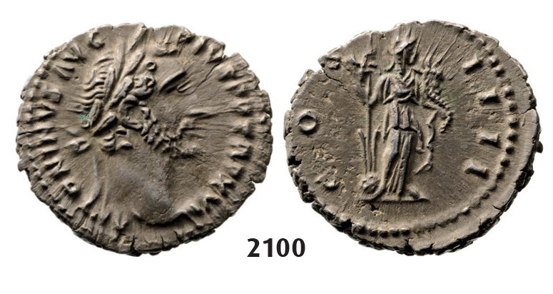 05.05.2013, Auction 2/2100. Roman Empire, Antoninus Pius, 138-161 AD, Denarius (Struck 154-155 AD) Rome, Silver (3.02g)