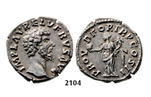 05.05.2013, Auction 2/2104. Roman Empire, Lucius Verus, 161-169 AD, Denarius (Struck 163 AD) Rome, Silver (3.17g)