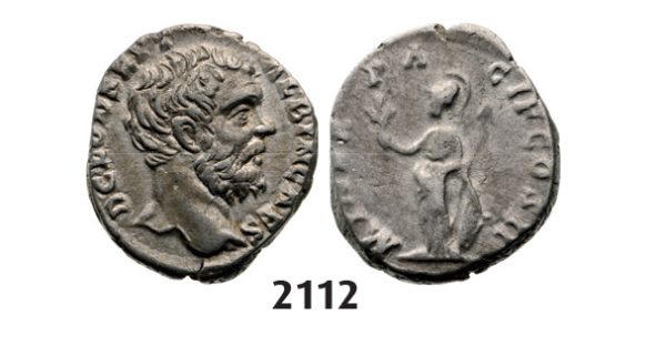 05.05.2013, Auction 2/2112. Roman Empire, Clodius Albinus, 195-197 AD, Denarius (Struck 194-195 AD) Rome, Silver (3.29g)