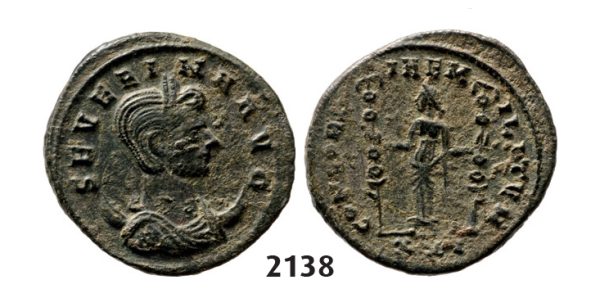 05.05.2013, Auction 2/2138. Roman Empire, Severina, wife of Aurelian, 270-275 AD Antoninianus (Struck 275 AD) Siscia, Billon (3.79g)