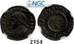 05.05.2013, Auction 2/2154. Roman Empire, Crispus, 316­-326, Æ3 (Nummus) (Struck 324 AD) Thessalonica, Billon (2.65g), NGC MS