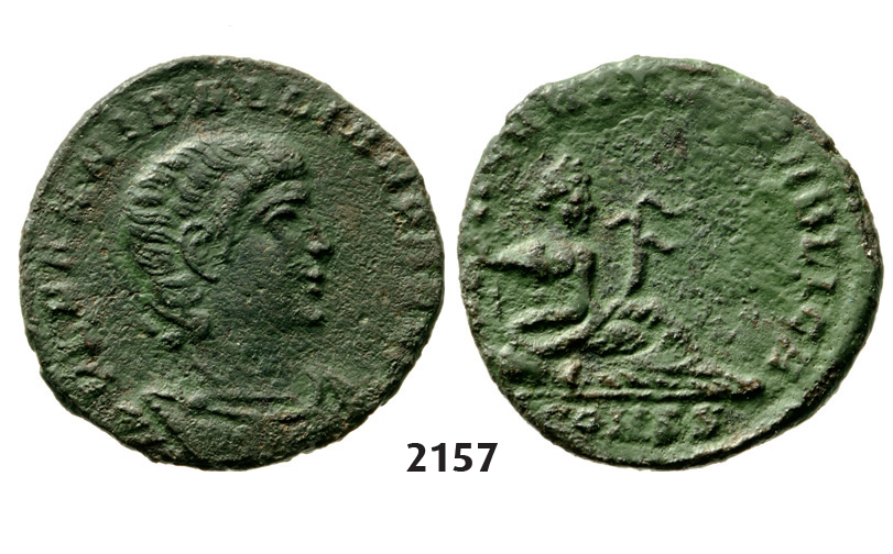 05.05.2013, Auction 2/ 2157. Roman Empire, Hannibalianus, 335-337 AD, Æ1, Constantinople, Bronze or Billon (1.21g)