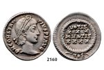 05.05.2013, Auction 2/2160. Roman Empire, Constantine II as Caesar, 337-361 AD, Siliqua (Struck 355-361 AD) Thessalonica, Silver (3.27g)