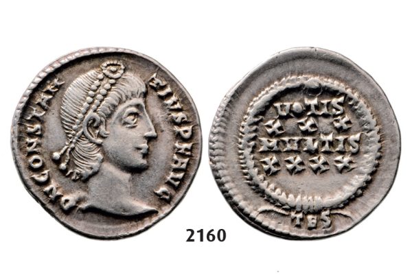 05.05.2013, Auction 2/2160. Roman Empire, Constantine II as Caesar, 337-­361 AD, Siliqua (Struck 355­-361 AD) Thessalonica, Silver (3.27g)