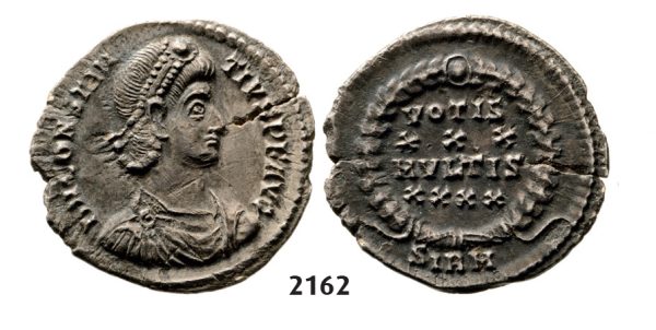 05.05.2013, Auction 2/2162. Roman Empire, Constantine II as Caesar, 337-­361 AD, Siliqua (Struck 357-­361 AD) Sirmium, Silver (2.83g)