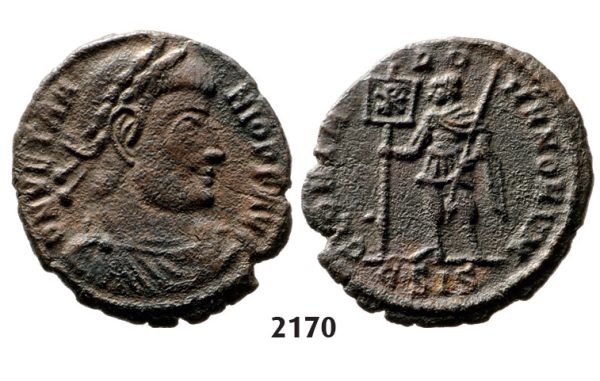 05.05.2013, Auction 2/2170. Roman Empire, Vetranio, 350 AD, Æ Centenionalis, Bronze or Billon (2.42g)