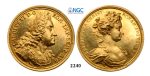 05.05.2013, Auction 2/ 2240. Austria, Medal of 6 Ducats, No Date (1711) by G. W. Vestner and D. S. Dockler GOLD, XF