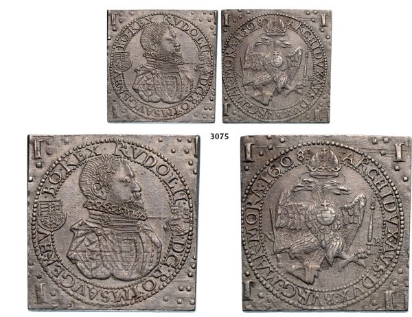 05.05.2013, Auction 2/3075. Transylvania, Rudolph II, 1576­-1608, Klippe 1 ½ Taler 1608­-NB, Nagybanya, Silver