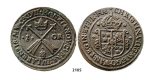 2185. Sweden, Kristina, 1632-1654, 1 Öre 1647, Avesta, Copper