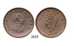 2537. Ireland, George III, 1760-1820, Half Penny 1805, Soho (Birmingham) Copper,