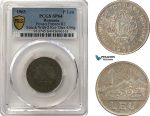 AL325, French Indo-China, 1 Centime 1889 A, Paris Mint, NGC MS62BN