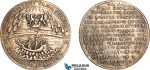A10-736, Transylvania (Siebenbürgen) Georg Banfi von Losontz, 1/2 Medallic Taler 1709, On the death of the Imperial Governor of Transylvania (Siebenbürgen) Silver, (13.78g) Resch 108, Small mount mark, Old cabinet toning, EF, Very rare!