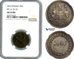 A8/336, Netherlands East Indies, Penang, Pice (Cent) 1810, London Mint, Pr-16, NGC AU53BN