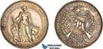 A8/562, Switzerland, Bern, 5 Francs 1885 Shooting Festival, Bern Mint, Silver, Dav-391, Spot, Old cabinet toning, EF