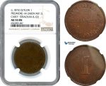 AH539, Ceylon, Victoria, 1 Pridmore - 14 Union Mills c.1873, Carey Strachan & Co, NGC AU55BN