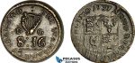 AJ182, Ireland & Portugal, George II, 1737 Monetary Weight for Double Pistole (8D 16G), Cf. 2714, (13.35g), VF-EF