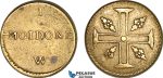 AJ191, Portugal & Brazil, Monetary Weight for 1 Moidore (4000 Reis), Cf. 1431, (10.73g), VF-EF