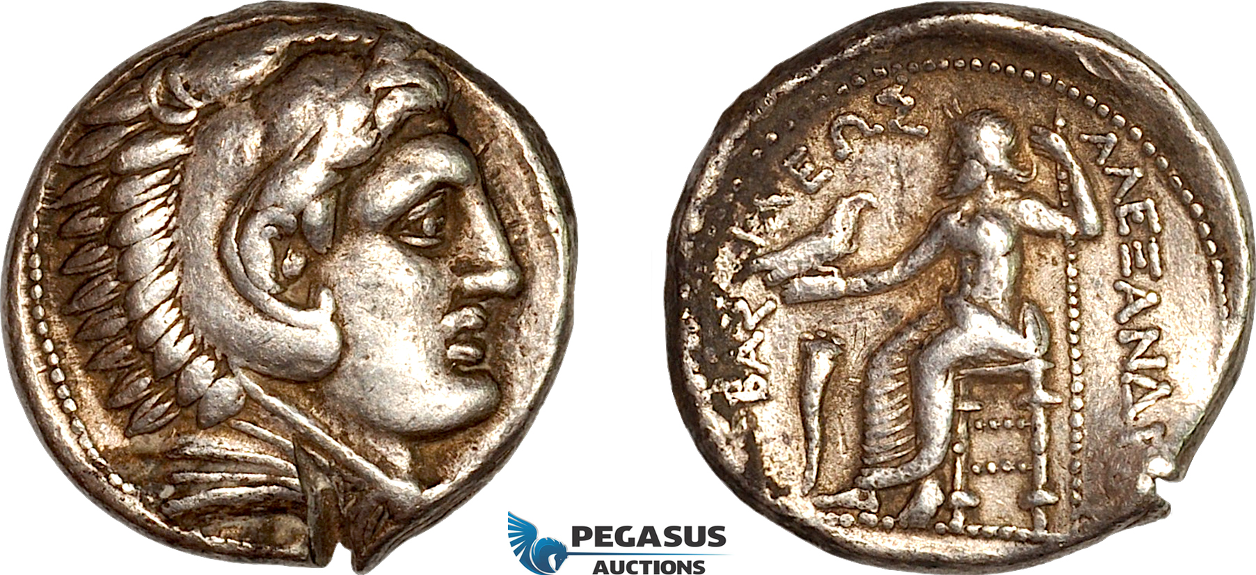 AK372, Greece, Kingdom of Macedon, Philip III Arrhidaios AR Tetradrachm (17.29g). Struck under Antipater, VF
