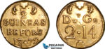 AK931, Great Britain & Ireland, George III, Monetary Weight for 1/2 Guinea, Before 1772 (3.92g), EF-