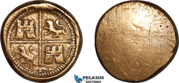 AK936, Spain, Philip IV, 1652 Monetary Weight for 8 Reales (27.51g), VF+, Rare!
