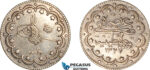 AL011, Turkey (Ottoman Empire), Mehmed V, 10 Kurush AH1327//2, Silver, Cleaned, XF