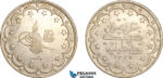 AL012, Turkey (Ottoman Empire), Mehmed V, 20 Kurush AH1327//10, Silver, Cleaned, AU-UNC