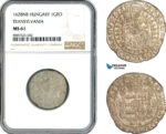AL106, Transylvania, Gabriel Bethlen, 1 Groschen 1628 NB, Nagybanya Mint, Silver, NGC MS61