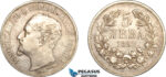 AL238, Bulgaria, Ferdinand I, 5 Leva 1892 KB, Kremnitz Mint, Silver, Cleaned, VF-XF