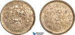 AL243, China, Tibet, 1 1/2 Srang BE 16-10 (1936) Silver, Light cleaning, AU-UNC