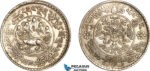 AL245, China, Tibet, 3 Srang BE 16-9 (1935) Silver, Light cleaning, AU-UNC