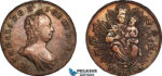 AL287, Hungary, Maria Theresia, Poltura 1756 KM, Kremnitz Mint, Cleaned, XF-AU