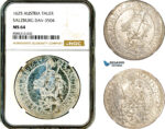 AL620, Austria, Salzburg, Paris von Lodron, Taler 1625, Dav-3504, Silver, NGC MS64