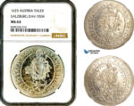 AL621, Austria, Salzburg, Paris von Lodron, Taler 1625, Dav-3504, Silver, NGC MS63