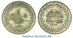 A89, Ottoman Empire/Turkey, Abdul Hamid II, 5 Kurush AH1293/17, Silver, UNC!