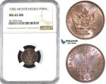 AA432, Montenegro, Nicholas I, 1 Para 1906, NGC MS65RB