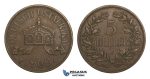 AA540, German East Africa (DOA) 5 Heller 1908-J, Hamburg, VF-XF