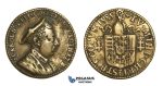 AA632, France, Lorraine, Charles de Lorraine, Jeton Medal 1585 (Ø34mm, 12.98g) Bronze, VF, Rare!