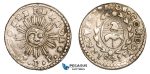 AA795, Argentina, Cordoba, 1 Real 1841 JPP, Silver, XF-AU
