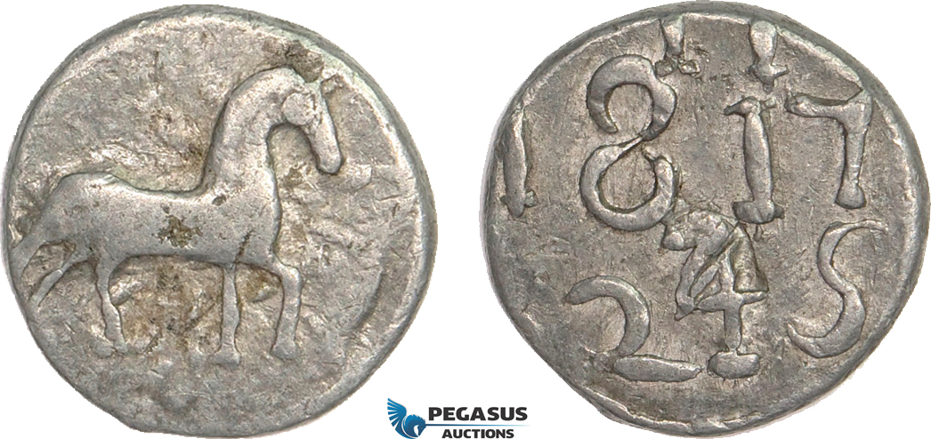 AA918, Netherlands, 24 Stuivers 1817 "Loodje" Ship Coin, Lead (7.61g) Unicorn, Very Rare!