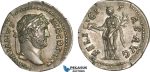AB069, Roman Empire, Hadrian (117-138 AD) AR Denarius (3.18g) Rome, 134-138 AD, Felicitas, Fine Style, Patina!