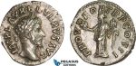 AB072, Roman Empire, Lucius Verus (161-169 AD) AR Denarius (3.57g) Rome, 161 AD, Providentia, Patina, AU