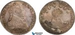 AB073, Bolivia, 8 Soles 1832 PTS JL, Potosi, Silver, Toned aUNC (Rev. Stained)