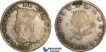 AB188, Colombia, Pre-Rebublican, 8 Reales 1821 Ba JF, Cundinamarca, Silver, KM# C6, Fine