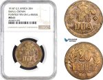 AB690, German East Africa (DOA) 20 Heller 1916-T, Tabora, NGC MS61BN